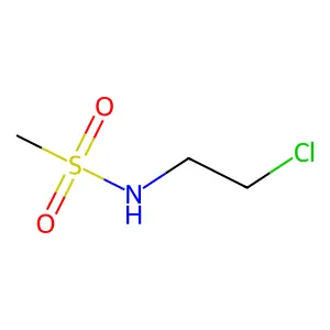 N-(2-氯乙基)甲磺酰胺 structure