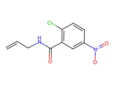 2-chloro-5-nitro-N-prop-2-enylbenzamide structure
