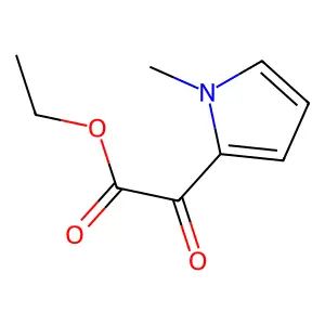 Ethyl 1-methyl-alpha-oxo-1H-pyrrole-2-acetate structure