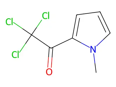 2,2,2-Trichloro-1-(1-methyl-1H-pyrrol-2-yl)-1-ethanone structure