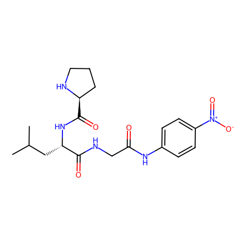 H-Pro-Leu-Gly-pNA structure
