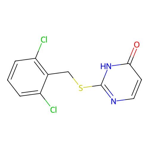 2-[(2,6-Dichlorobenzyl)sulfanyl]pyrimidin-4-ol structure