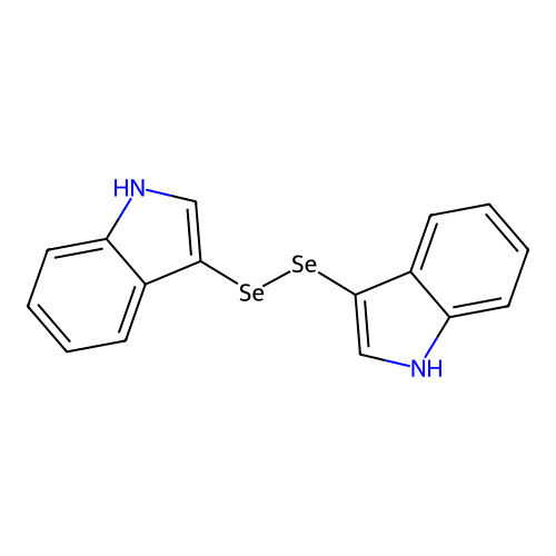 Indole, 3,3'-diselenodi- structure