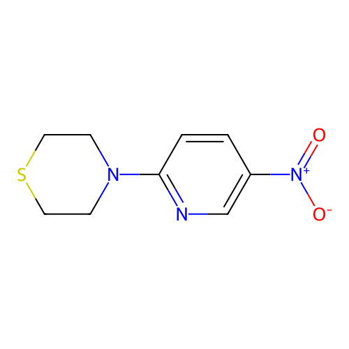 4-(5-Nitro-2-pyridinyl)thiomorpholine structure