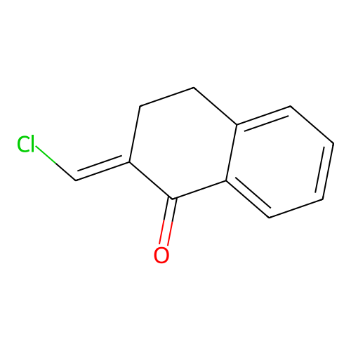 (2E)-2-(chloromethylene)-3,4-dihydronaphthalen-1(2H)-one structure