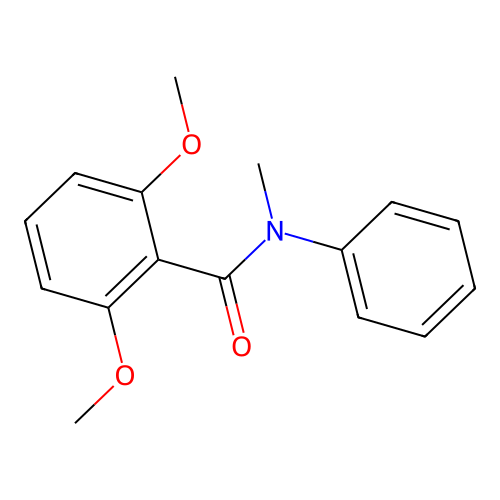 2,6-dimethoxy-N-methyl-N-phenylbenzamide structure