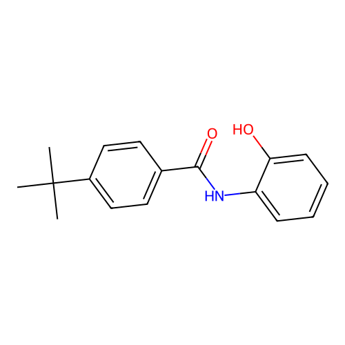 4-叔丁基-N-(2-羟基苯基)苯甲酰胺 structure