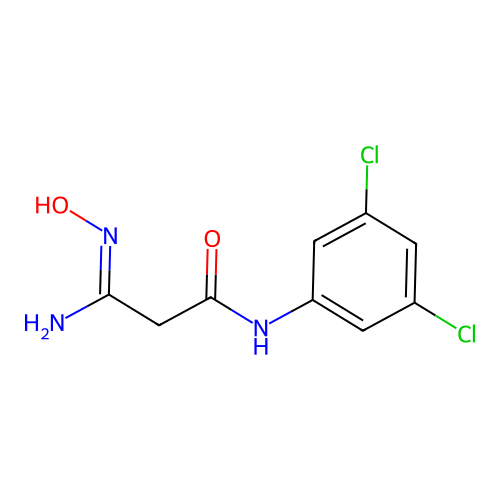 N1-(3,5-Dichlorophenyl)-3-Amino-3-Hydroxyiminopropanamide structure
