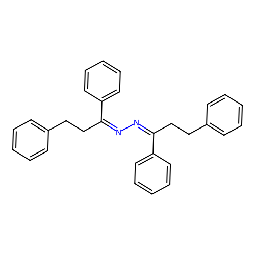 (Z)-N-[(Z)-1,3-diphenylpropylideneamino]-1,3-diphenylpropan-1-imine structure