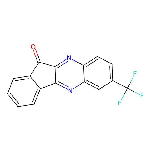 7-(Trifluoromethyl)indeno[2,3-b]quinoxalin-11-one structure
