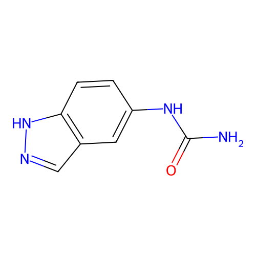 1H-indazol-5-ylurea structure
