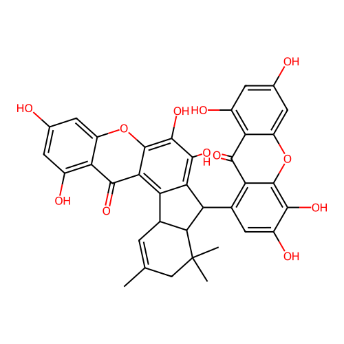 Griffipavixanthone structure