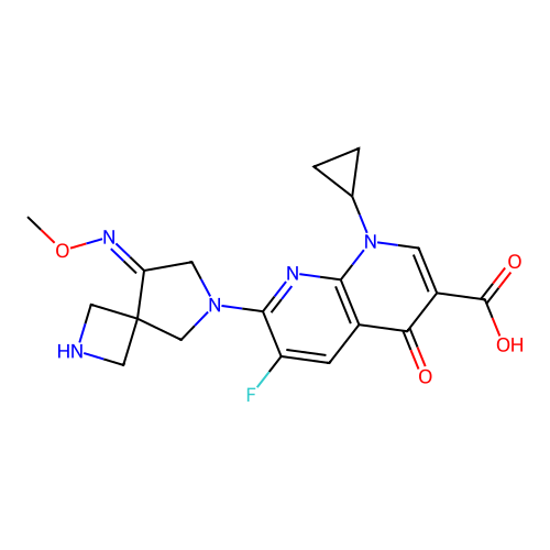 Zabofloxacin structure