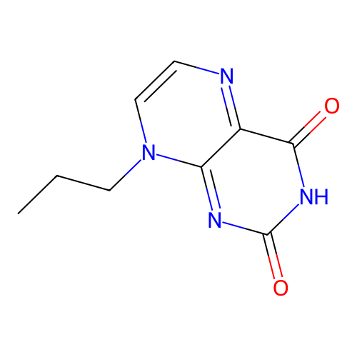 Lumazine, 8-propyl- structure