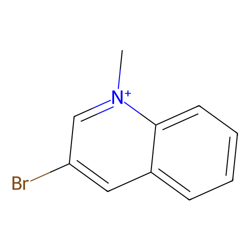Quinolinium, 3-bromo-1-methyl- structure