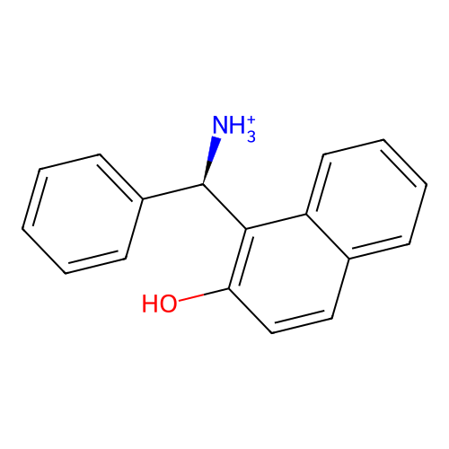 (R)-(2-hydroxynaphthalen-1-yl)(phenyl)methanaminium structure
