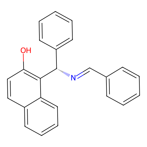 1-[(S)-(benzylideneamino)-phenylmethyl]naphthalen-2-ol structure