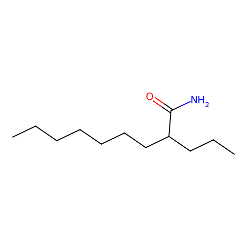 Nonanamide, 2-propyl- structure