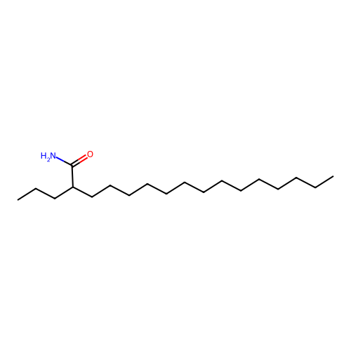 Hexadecanamide, 2-propyl- structure