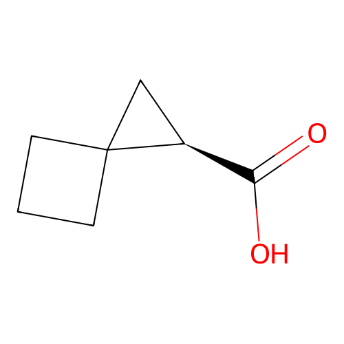 (2R)-Spiro[2.3]hexane-2-carboxylic acid structure