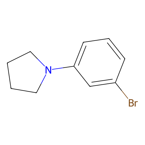 1-(3-Bromophenyl)pyrrolidine structure
