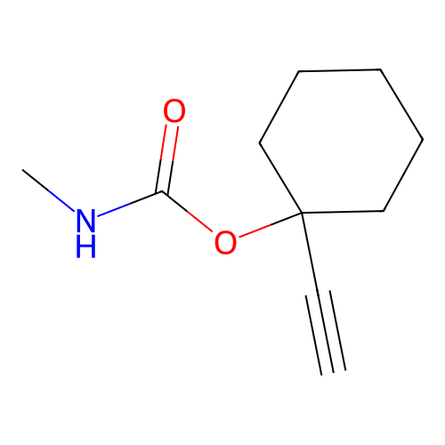 (ethynylcyclohexyloxy)-N-methylcarboxamide structure