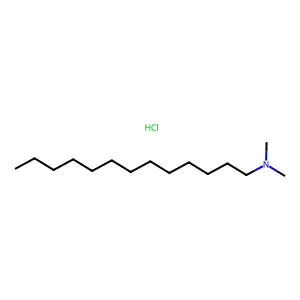 Tridecylamine, N,N-dimethyl-, hydrochloride structure