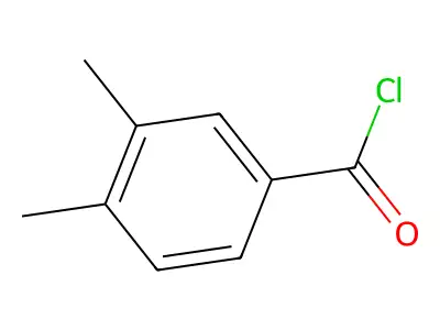3,4-Dimethylbenzoyl chloride structure