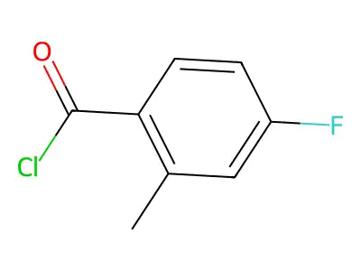 4-Fluoro-2-methylbenzoyl chloride structure