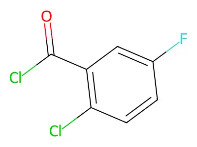 2-Chloro-5-fluorobenzoyl chloride structure