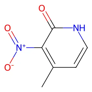 2-Hydroxy-4-methyl-3-nitropyridine structure