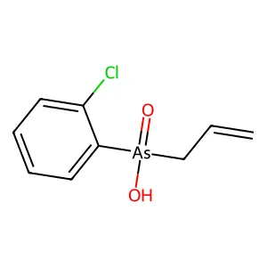 (2-Chlorophenyl)-prop-2-enylarsinic acid structure