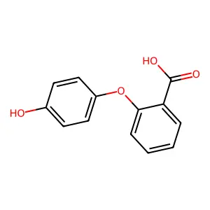 2-(4-Hydroxyphenoxy)benzoic acid structure
