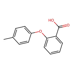 2-(4-Methylphenoxy)benzoic acid structure