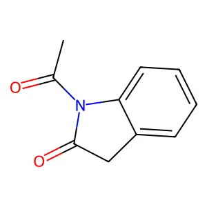 1-Acetylindolin-2-one structure
