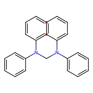 N,N,N',N'-四苯基甲二胺 structure
