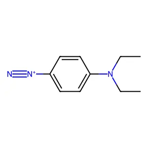 4-(Diethylamino)benzenediazonium structure