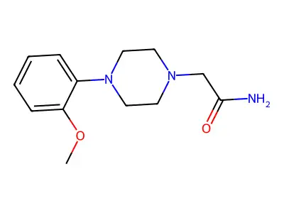 2-[4-(2-Methoxyphenyl)piperazin-1-yl]acetamide structure