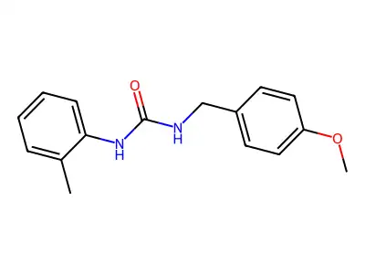 1-((4-Methoxyphenyl)methyl)-3-(2-methylphenyl)urea structure