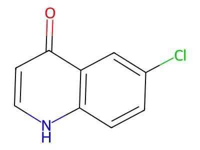 6-Chloro-4-quinolinol structure