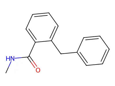2-benzyl-N-methylbenzamide structure