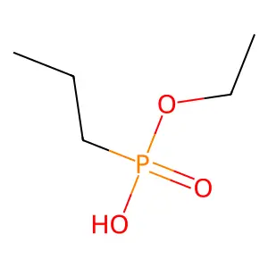 Ethyl hydrogen 1-propylphosphonate structure