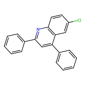 6-Chloro-2,4-diphenylquinoline structure