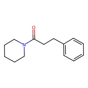 Piperidine, 1-(1-oxo-3-phenylpropyl)- structure