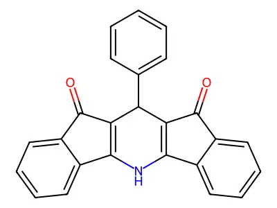 6-Phenyl-6,12-dihydrodiindeno[1,2-b:2',1'-e]pyridine-5,7-dione structure