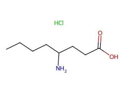 4-aminooctanoic Acid Hydrochloride structure