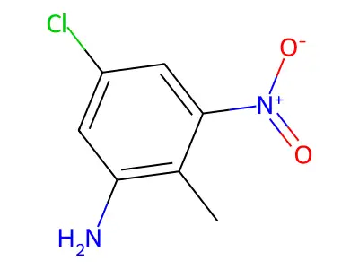 5-Chloro-2-methyl-3-nitroaniline structure