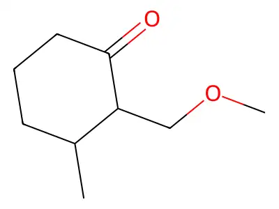 2-Methoxymethyl-3-methylcyclohexan-1-one structure