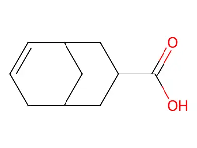 Bicyclo[3.3.1]non-6-ene-3-carboxylic acid structure