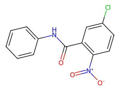 5-chloro-2-nitro-N-phenylbenzamide structure